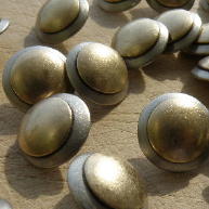 Brass on Nickel buttons