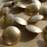 Brass buttons