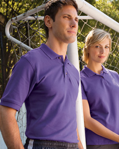 Harriton M200 Men�s 6 oz. Ringspun Cotton Piqu� Short-Sleeve Polo Shirt